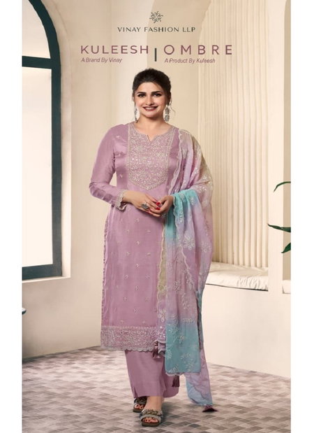 Ombre By Vinay Kuleesh Moonga Silk Online Designer Salwar Suits Wholesale
